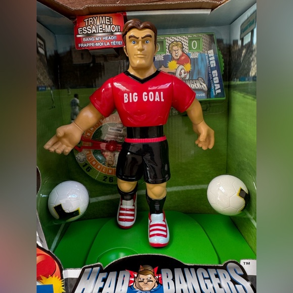 Head Bangers Big Kick Big Goal Soccer Figure Toy 3+ New - Picture 2 of 8